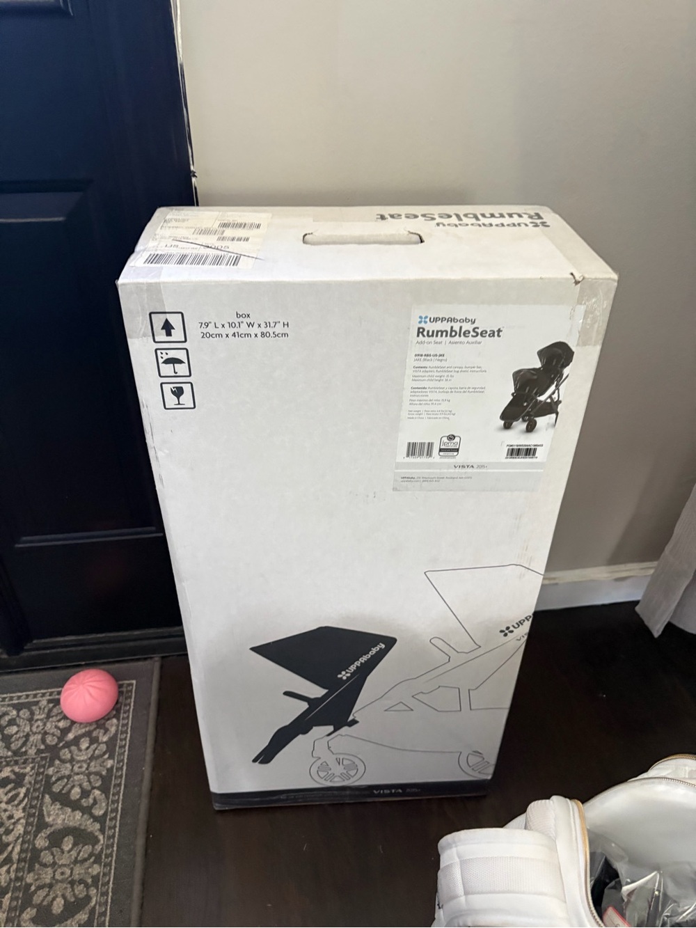 UPPAbaby RumbleSeat Stroller Accessory - White